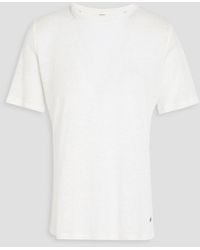 Zimmermann - Linen-jersey T-shirt - Lyst