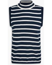 Veronica Beard - Mahalia Striped Cashmere Vest - Lyst