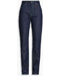 Jacquemus - Le De Nimes High-rise Straight-leg Jeans - Lyst