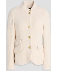 Rag & Bone - Slade Frayed Cotton Blazer - Lyst