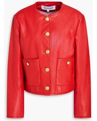 Veronica Beard - Andrea Leather Jacket - Lyst
