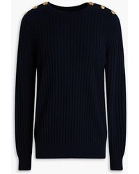 Blazé Milano - Highland Cable-Knit Wool And Cashmere-Blend Sweater - Lyst