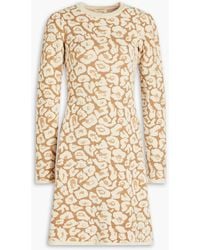 Temperley London - Joanie Metallic Jacquard-knit Mini Dress - Lyst