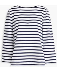 Boutique Moschino - Striped Cotton-jersey Top - Lyst