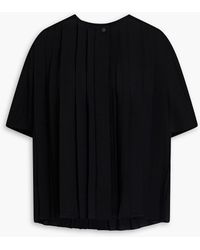 JOSEPH - Bouloi Pleated Crepe Blouse - Lyst