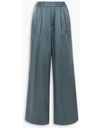 Gauchère - Hose mit weitem bein aus satin - Lyst