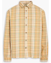 John Elliott - Hemi Checked Cotton-jacquard Shirt - Lyst