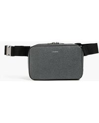 Sandro - Messenger bag aus narbenleder - Lyst