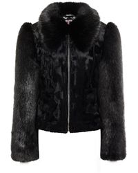 black fur jacket australia