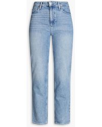 PAIGE - Stella High-rise Straight-leg Jeans - Lyst