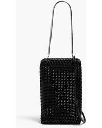 Wandler - Leo box tote bag aus satin mit kristallverzierung - Lyst