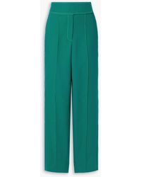 Christopher John Rogers - Crepe Straight-leg Pants - Lyst