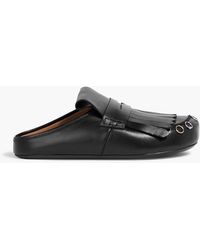 Marni - Verzierte clogs aus leder - Lyst
