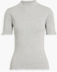 3.1 Phillip Lim - Cutout Ribbed-knit Top - Lyst