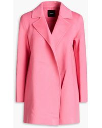 Theory - Clairene Wool And Cashmere-blend Felt Coat - Lyst