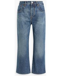 Victoria Beckham - Mid-rise Straight-leg Jeans - Lyst