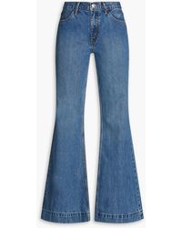 RE/DONE - 70s Low-rise Flared Jeans - Lyst