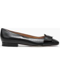 Sergio Rossi - Buckled Leather Ballet Flats - Lyst