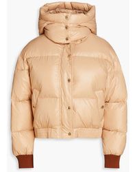 Sandro - Quilted Shell Hooded Jacket - Lyst
