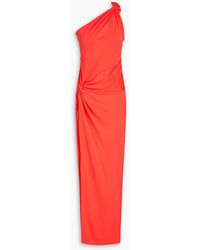 Nicholas - Kinley One-shoulder Twisted Stretch-jersey Gown - Lyst