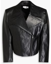 Victoria Beckham - Leather Biker Jacket - Lyst