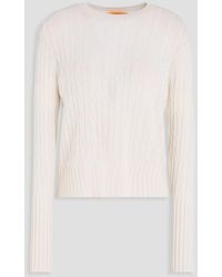 Guest In Residence - Pullover aus kaschmir mit zopfstrickmuster - Lyst