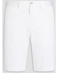 Dolce & Gabbana Stretch-cotton Twill Shorts - White