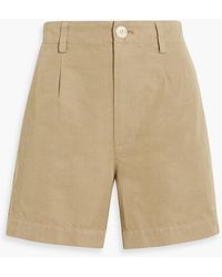 Alex Mill - Boy Cotton And Linen-blend Twill Shorts - Lyst