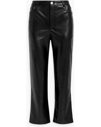 Cami NYC - Hanie Cropped Faux Leather Straight-leg Pants - Lyst