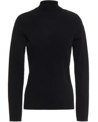 Autumn Cashmere Cutout Knitted Turtleneck Jumper - Black