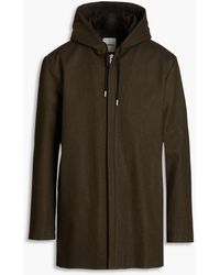 Sandro - Wool-blend Felt Coat - Lyst