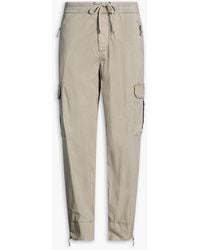 James Perse - Stretch-Cotton Cargo Pants - Lyst
