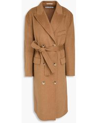 Acne Studios - Double-Breasted Wool And Alpaca-Blend Felt Coat - Lyst
