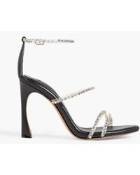 Alexandre Birman - Dolores Embellished Leather And Pvc Sandals - Lyst