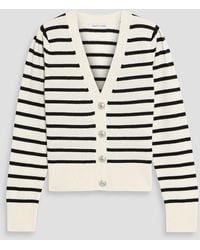 Veronica Beard - Solene Striped Cashmere Cardigan - Lyst