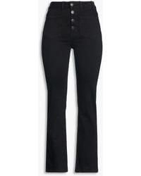 Maje - Mid-Rise Flared Jeans - Lyst