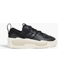 Y-3 - Rivalry Neoprene And Leather Sneakers - Lyst