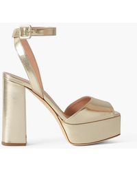 Giuseppe Zanotti - Blasvegas Leather Platform Sandals - Lyst