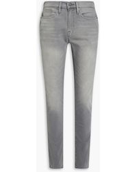 FRAME - L'homme Skinny-fit Faded Denim Jeans - Lyst