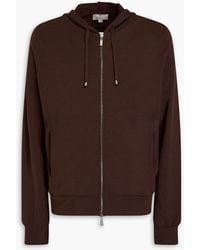 Canali - French Terry Hooded Jacket - Lyst