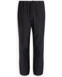 James Perse - Stretch-cotton-twill Drawstring Pants - Lyst