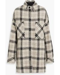 IRO - Checked Wool-blend Tweed Shirt Jacket - Lyst