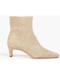 STAUD - Wally Suede Ankle Boots - Lyst