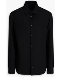 Balenciaga - Wool-blend Twill Overshirt - Lyst