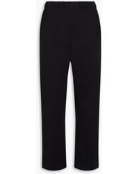Another Tomorrow - French Cotton-blend Terry Track Pants - Lyst