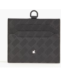 Montblanc - Textured-leather Cardholder - Lyst