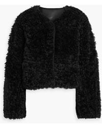 Stand Studio - Charmaine Reversible Faux Shearling Jacket - Lyst