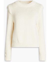 Ba&sh - Chavi Cotton And Wool-blend Sweater - Lyst
