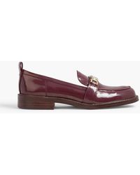 Sam Edelman - Christy Faux Patent-leather Loafers - Lyst
