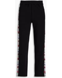 Missoni - Crochet-trimmed French Cotton-terry Sweatpants - Lyst